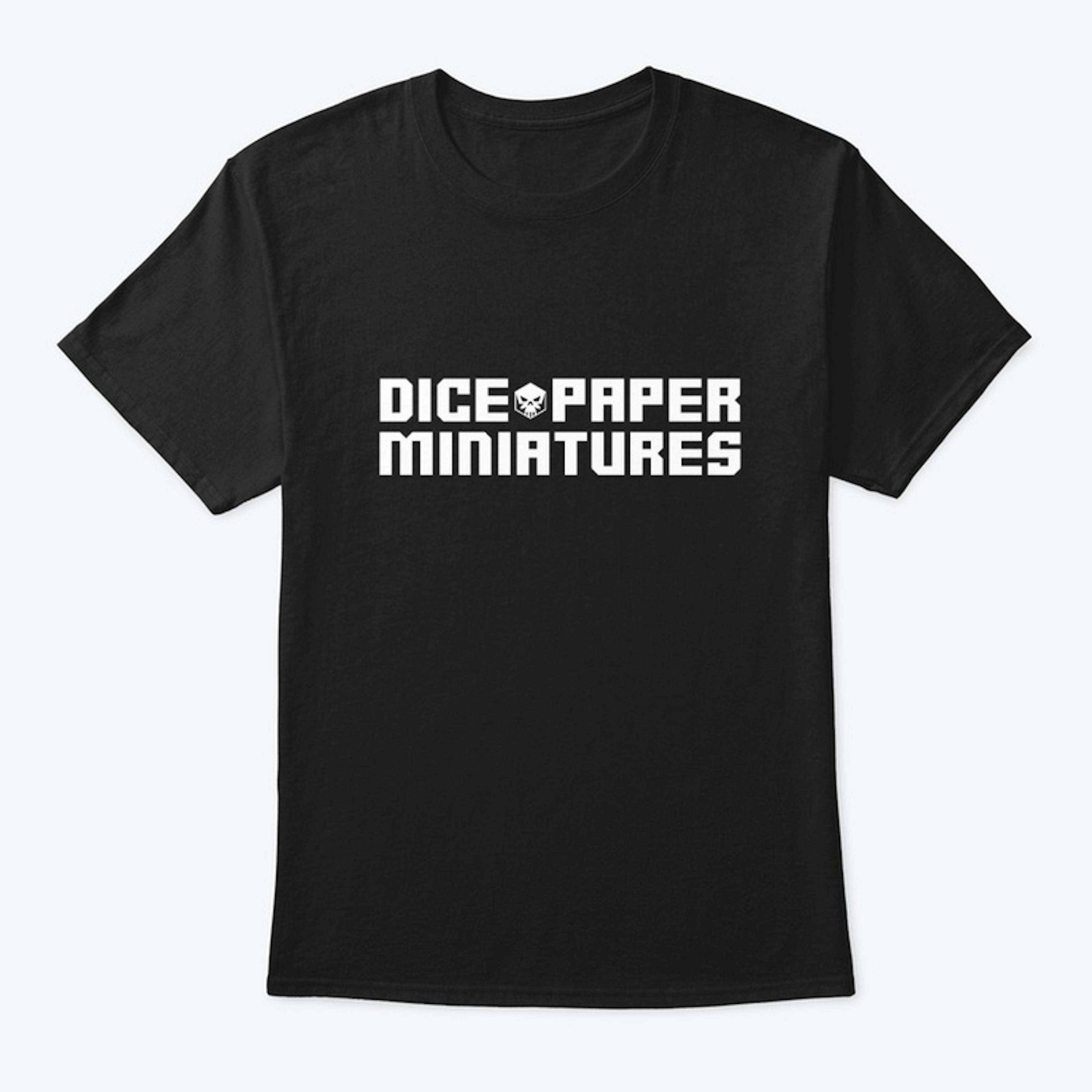 Dice Paper Miniatures - Full Logo White