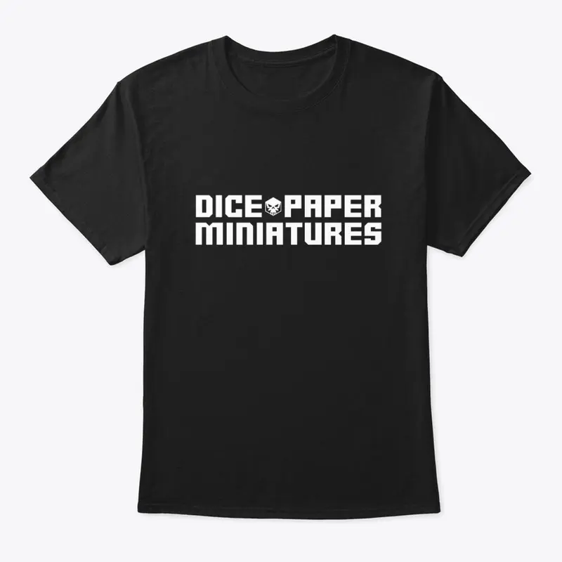 Dice Paper Miniatures - Full Logo White